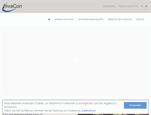 Tablet Screenshot of invacon.com
